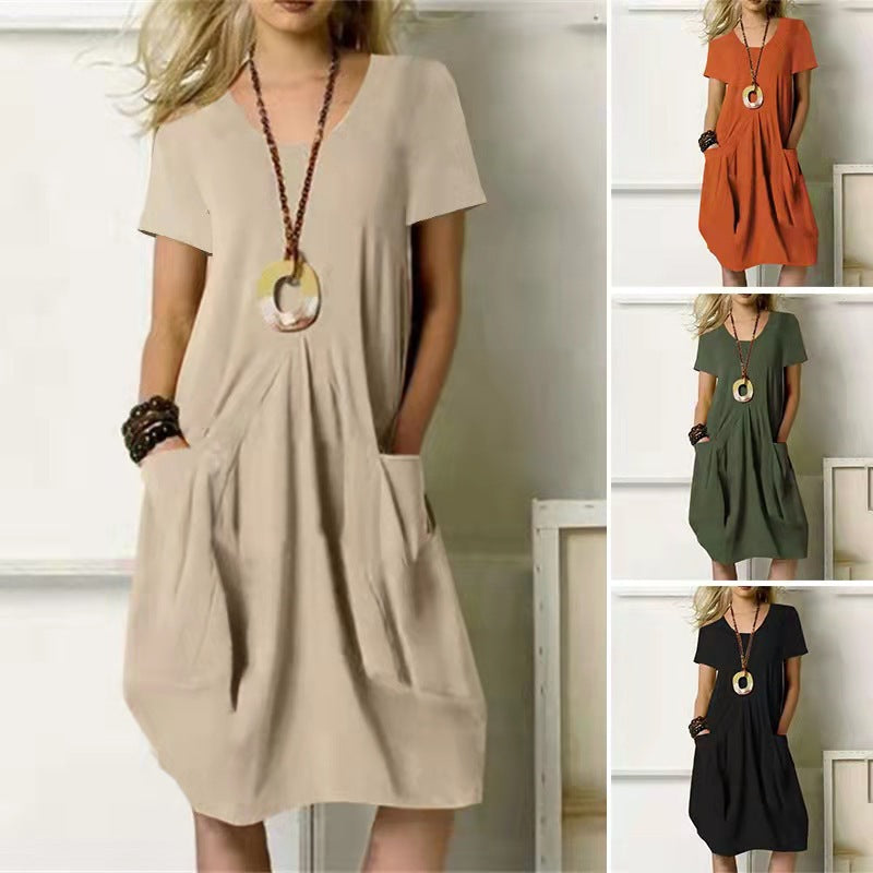 Effortless Cotton Linen Dress Cristina Gore