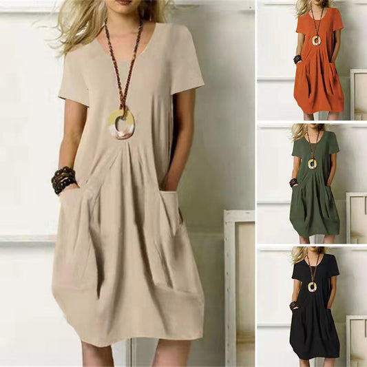 Effortless Cotton Linen Dress Cristina Gore