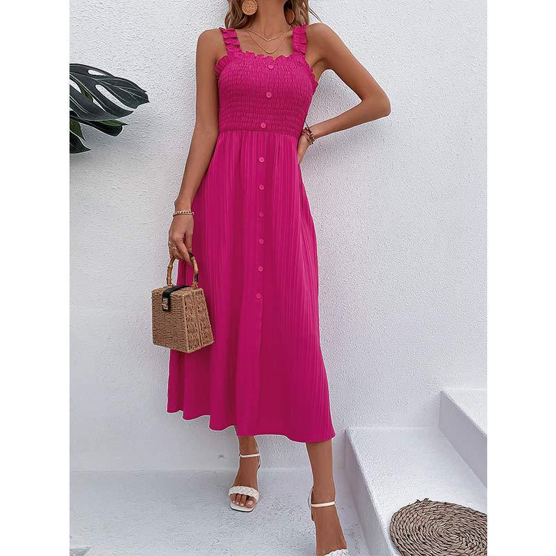 Rochie elegantă cu talie înaltă și trandafir de Cristina Gore