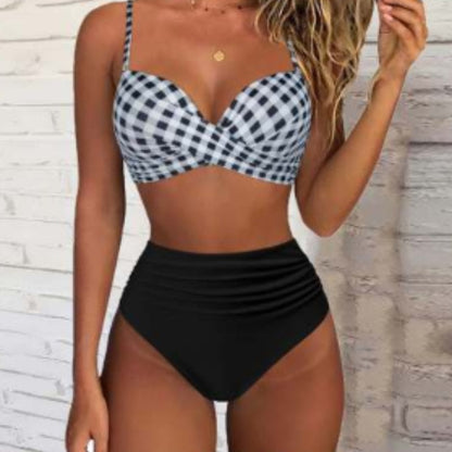 Set bikini push-up Cristina - Inspirație pentru talie înaltă