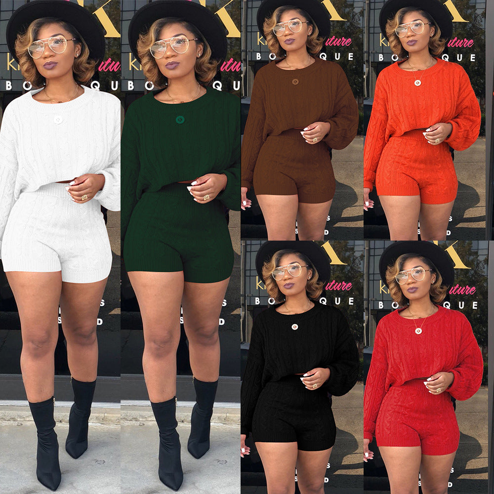 Set tricotat din două piese Cristina - Inspirație de stil street