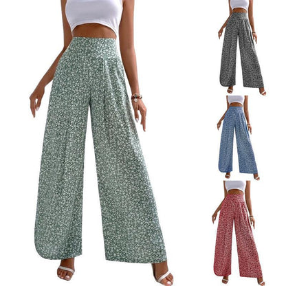 Floral Wide Leg Cristina Gore Casual Pants