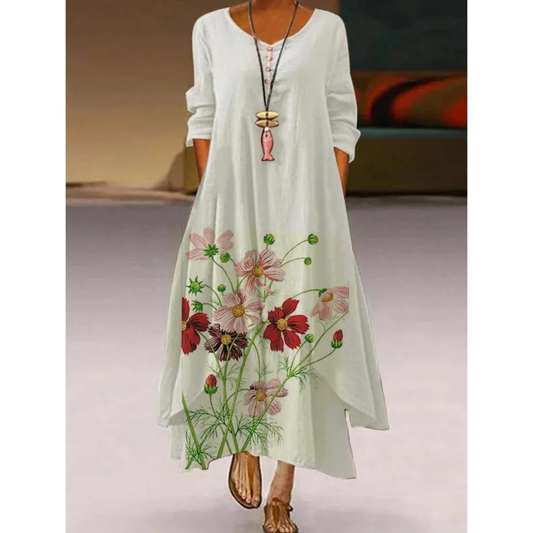 Rochie artistică florală leagăn de Cristina Gore