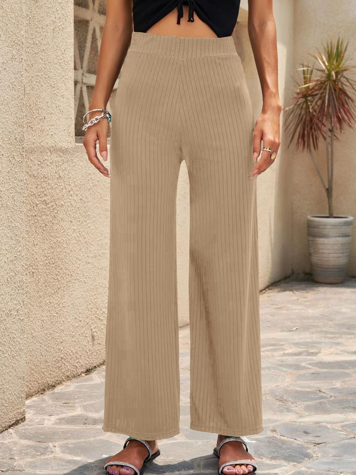 Pantaloni largi elastici de Cristina Gore