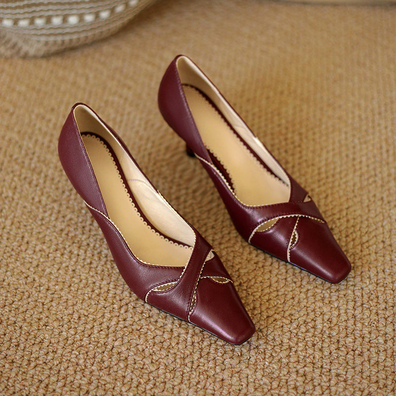 Tocuri elegante din piele de Cristina Gore