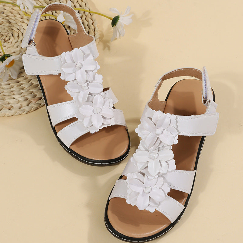 Sandale cu platformă Cristina Gore Floral Comfort
