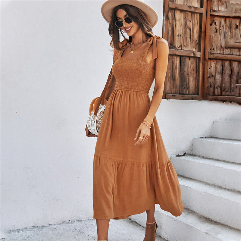 Rochie elegantă de vară, în linie A, de Cristina Gore