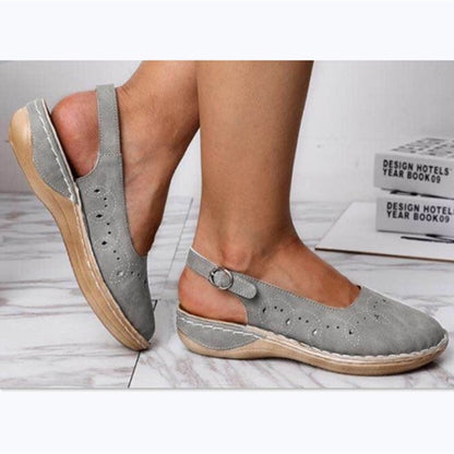 Sandale plate Cristina cu talpă Tendon Comfort