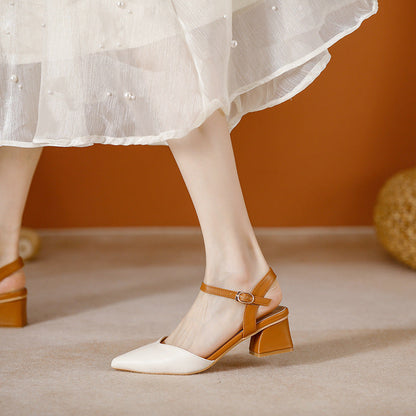 Chic Block Heel Pumps by Cristina Gore