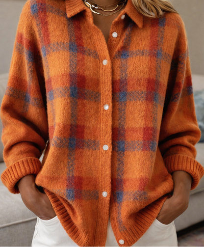 Bluză cardigan confortabilă cu dungi de Cristina Gore