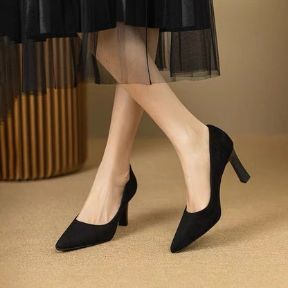 Elegant Black Stiletto Heels by Cristina Gore