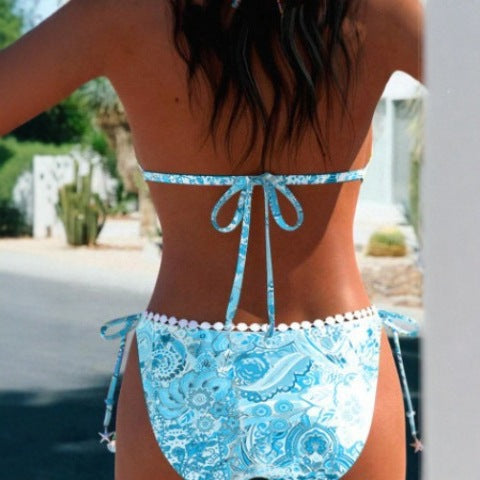 Bikini cu imprimeu vibrant de Cristina Gore