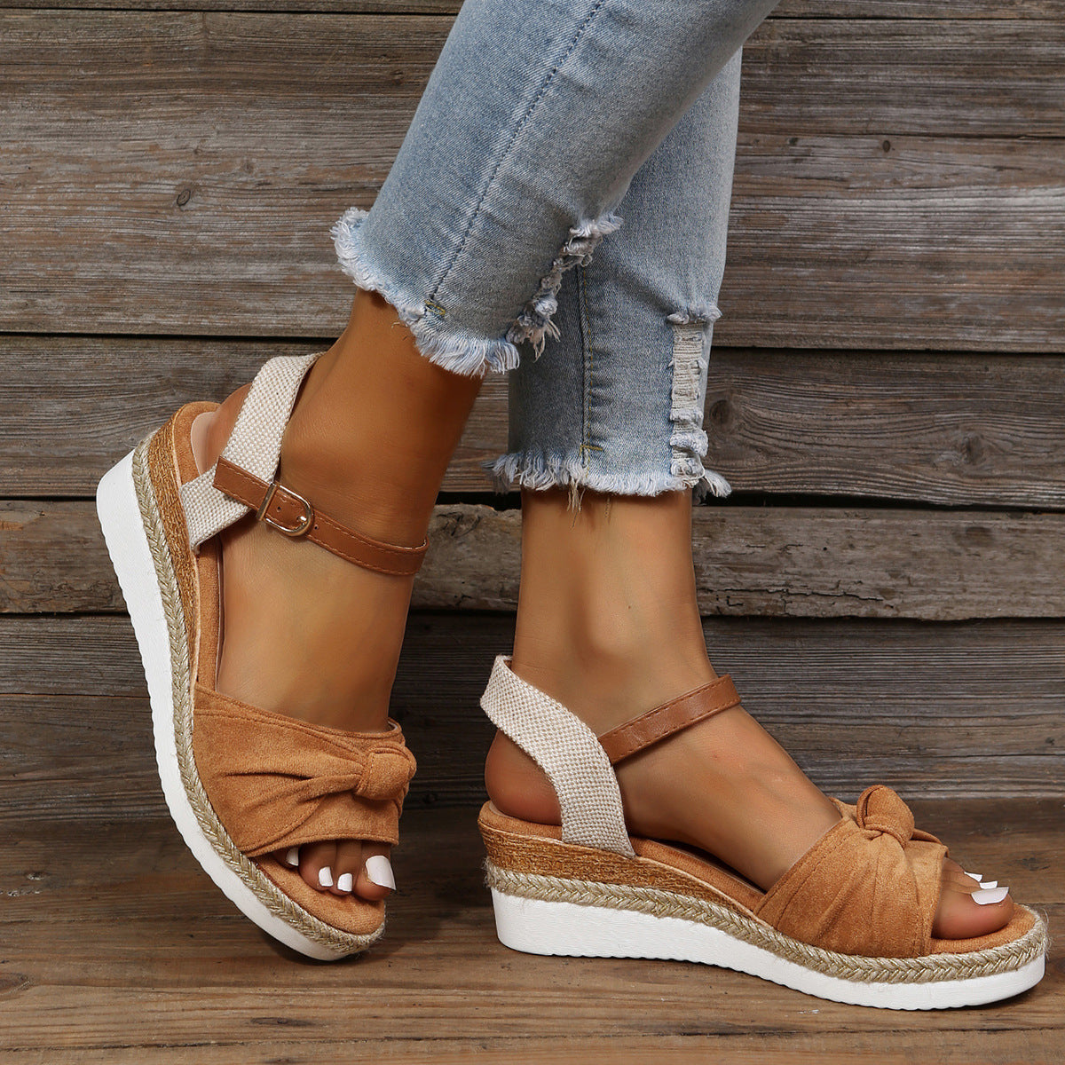 Chic Platform Sandals by Cristina Gore