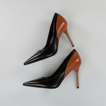Stiletto retro cu blocuri de culoare de Cristina Gore