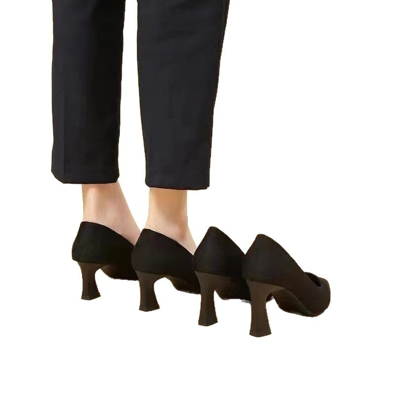 Tocuri stiletto negre elegante de Cristina Gore