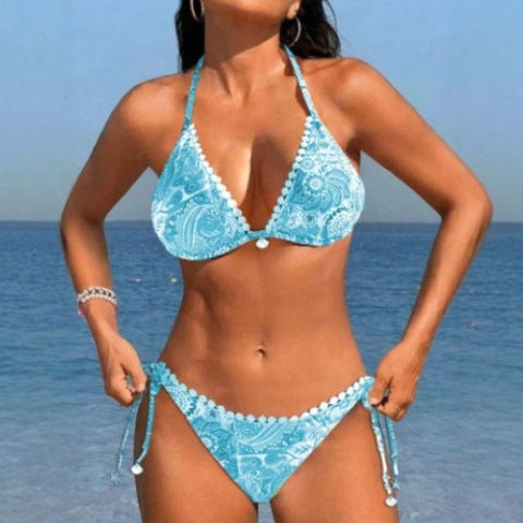 Bikini cu imprimeu vibrant de Cristina Gore