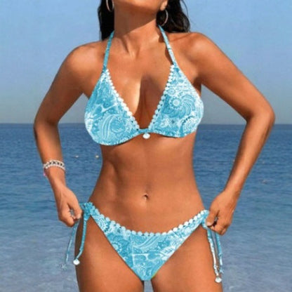 Bikini cu imprimeu vibrant de Cristina Gore