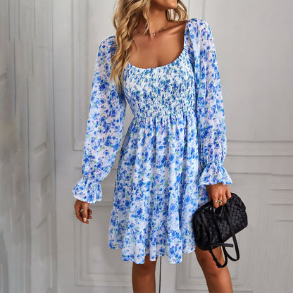 Rochie boho cu imprimeu floral Cristina Gore
