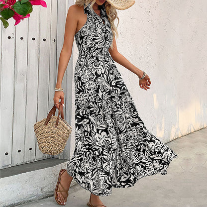 Rochie elegantă cu imprimeu floral de Cristina Gore
