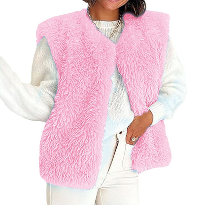 Vestă fără mâneci Cristina din catifea aurie - Top fără mâneci