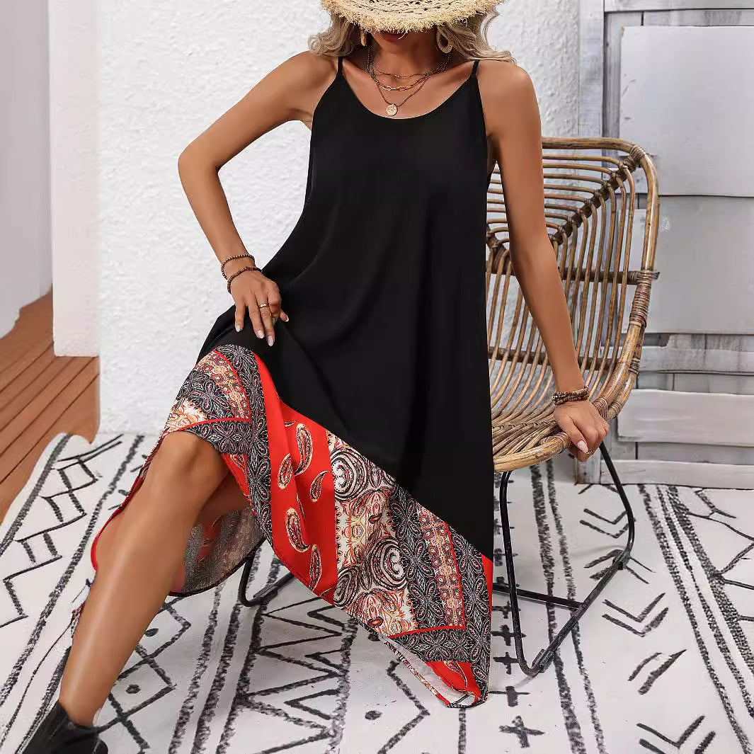 Rochie elegantă cu imprimeu sling de Cristina Gore