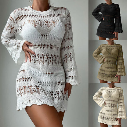 Chic Crochet Cristina Gore Beach Bikini Cover Up