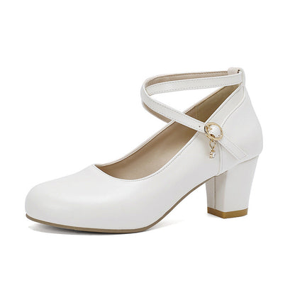 Pantofi Mary Jane eleganți cu toc gros de la Cristina Gore