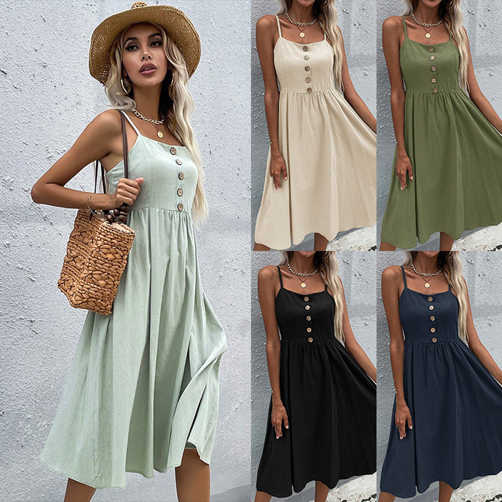 Chic Midi Sundress Cristina Gore Summer Collection