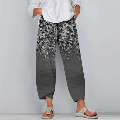 Pantaloni casual florali inspirați de Pinterest de Cristina Gore