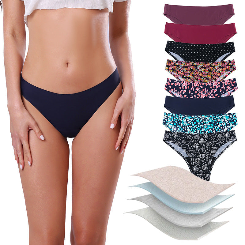 Chiloți igienici anti-scurgere Cristina fără cusături - Iced Silk