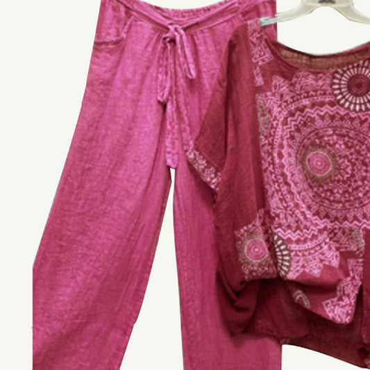 Set de două piese imprimate Cristina - inspirație boemă