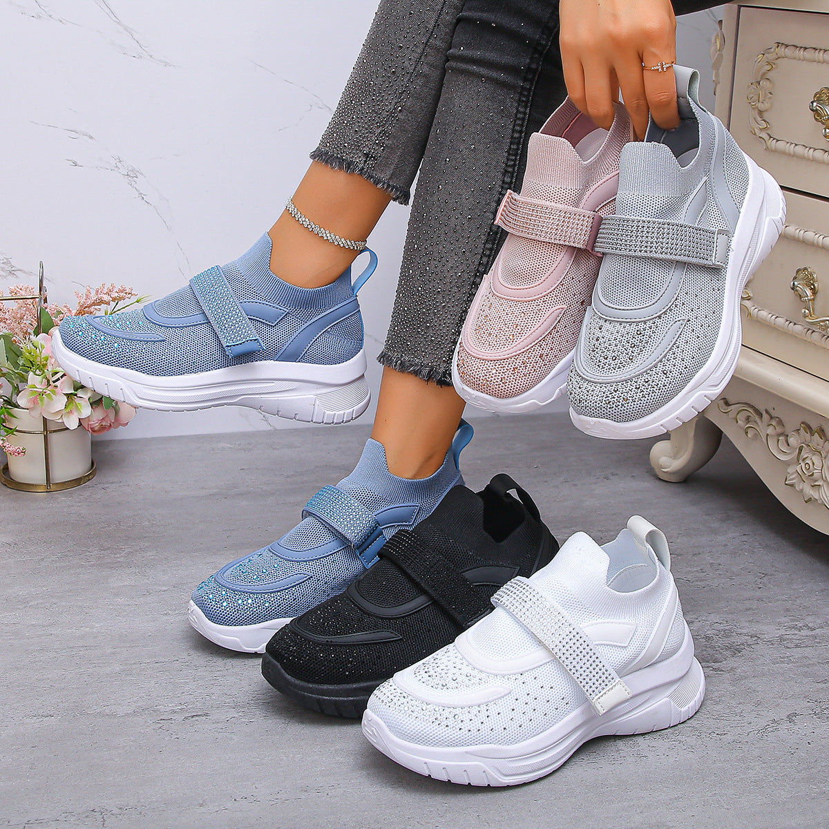Trendy Cristina Gore Wedge Sneakers for Women