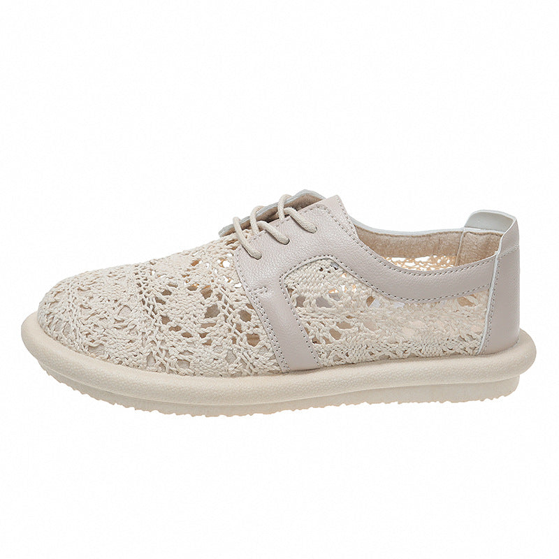 Pantofi sport casual Cristina Gore, respirabili, croșetați