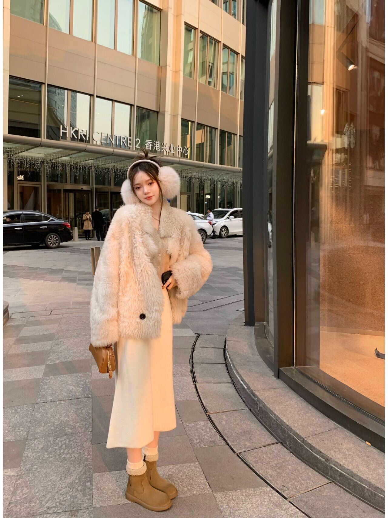 Cizme de zăpadă din piele de miel Cristina - Căldura pielii naturale