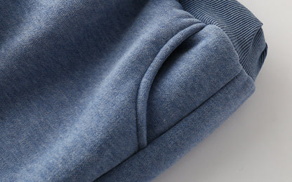 Pantaloni de trening din catifea din piele de miel Cristina - Confortabili și călduroși datorită căptușelii