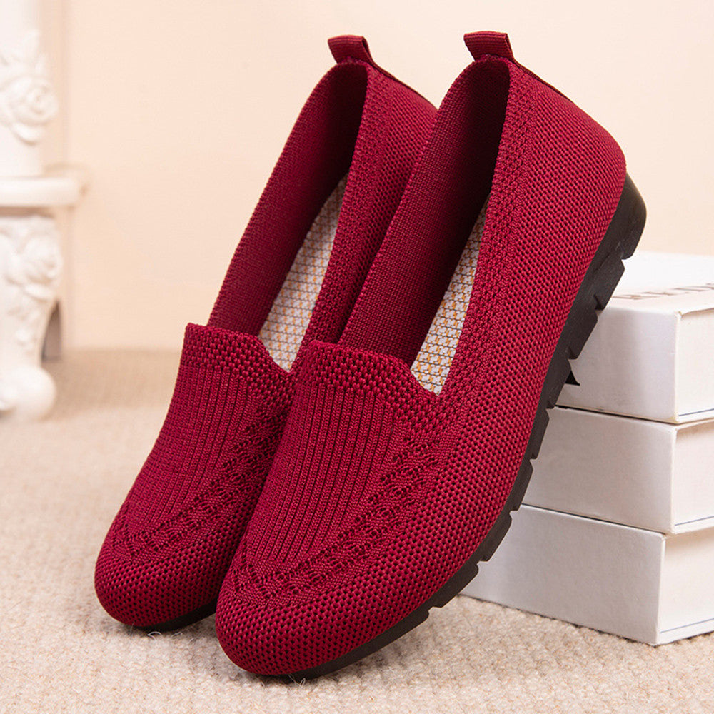 Breathable Cristina Gore Net Cloth Slip-On Shoes