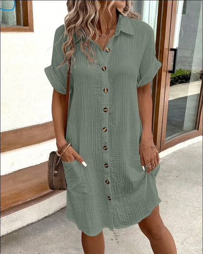 Rochie elegantă cu mânecă scurtă de Cristina Gore