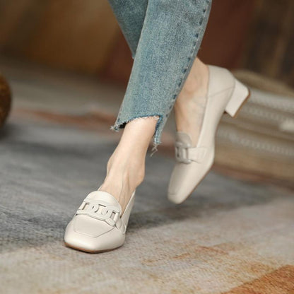 Pantofi cu toc gros și eleganță Cristina Gore