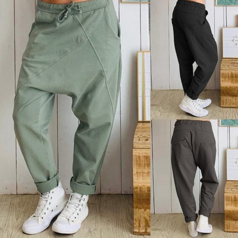 Relaxed Fit Cristina Gore Cotton Harem Pants
