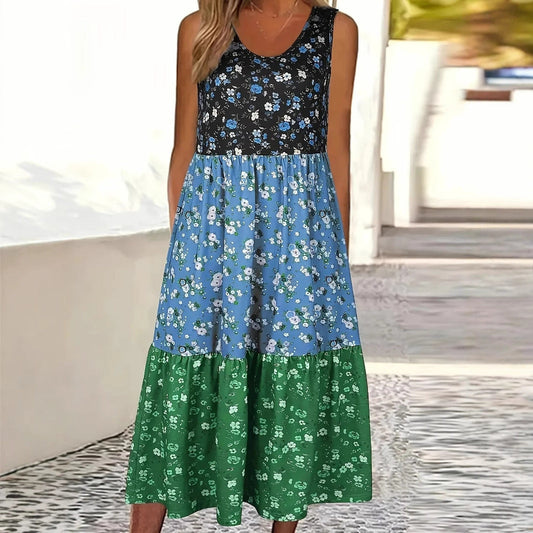Rochie tip vestă casual cu imprimeu floral Cristina Gore
