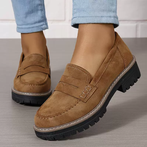 Mocasini mate Cristina - Pantofi confortabili în stil britanic