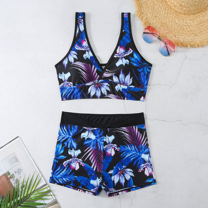 Bikini boxer cu imprimeu vibrant de Cristina Gore