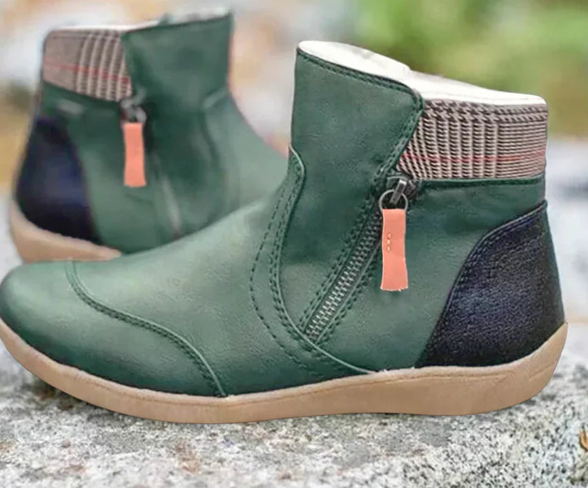 Ghete Cristina Martin - Cusături și fermoar din piele