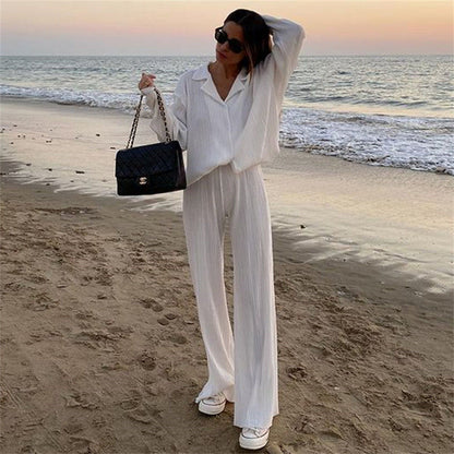 Set de două piese plisate Cristina - Șic și confort urban