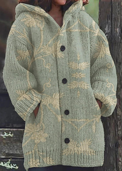 Pelerină Cristina cu imprimeu de pisici - Stil confortabil pentru sărbători