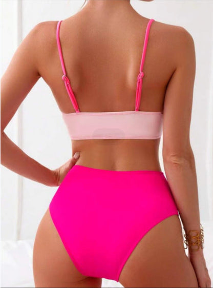 Bikini Cristina color block - Design contrastant și vibrant