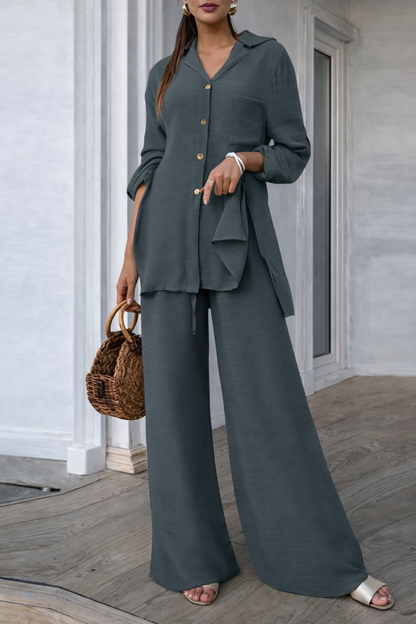 Set lejer cu imprimeu leopard de Cristina Gore