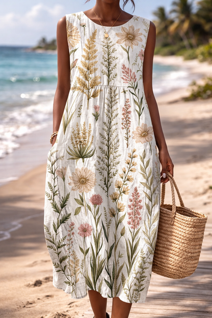 Rochie de vară fără mâneci Cristina Gore, inspirată de Pinterest