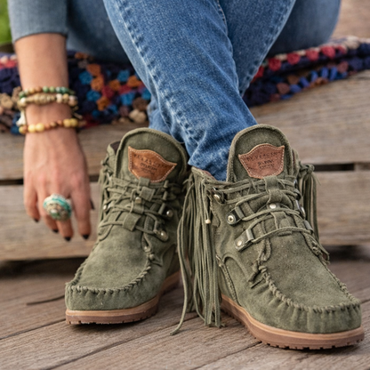 Ghete cu franjuri Cristina - Stil boem Pinterest