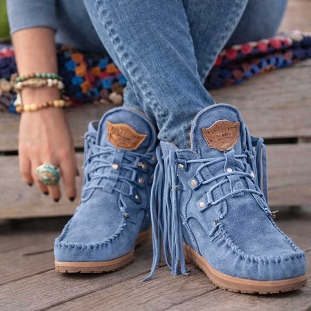 Ghete cu franjuri Cristina - Stil boem Pinterest